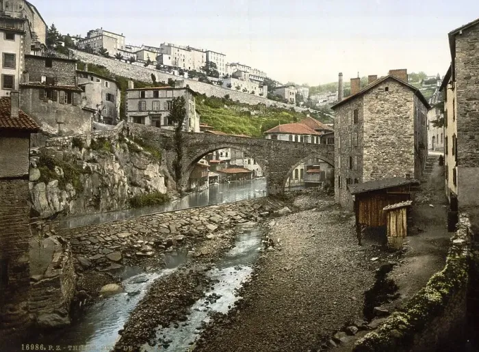 Framed Print : General view, Vallee des Usines Framed Print : General view, Vallee des Usines
