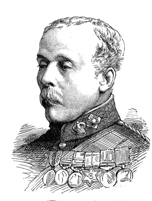 Framed Print : General William Corfield, historic image, 1883