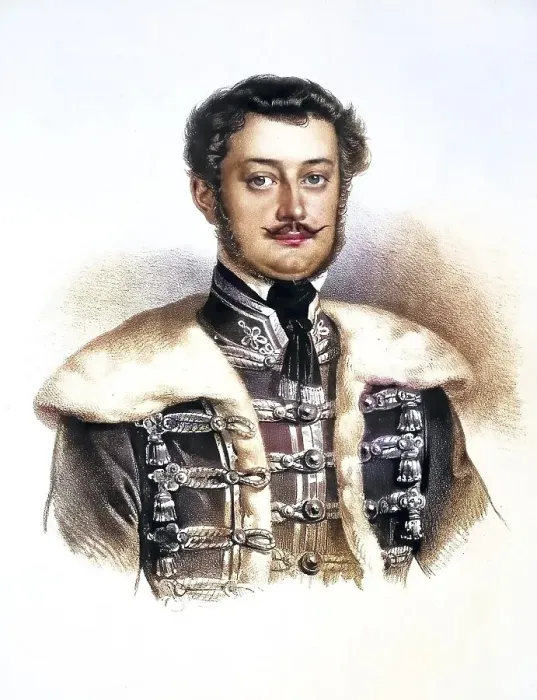 Framed Print : Georg Count Lazar von Szarhegy (1807-1861)