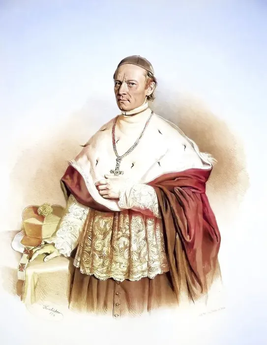 Framed Print : Georg Girk (1793-1868) Bishop of Fuenfkirchen (Pecs)