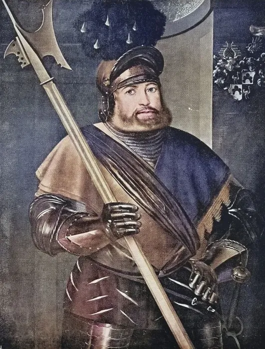 Framed Print : Georg von Frundsberg was a Southern German military