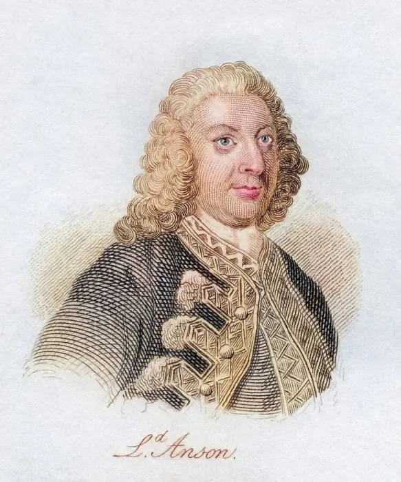 Framed Print : George Anson, 1st Baron Anson 1697 Framed Print : George Anson, 1st Baron Anson 1697