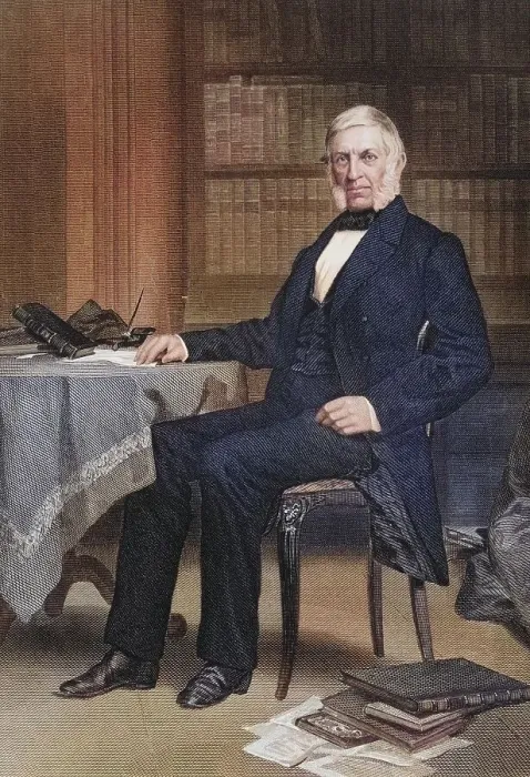 Framed Print : George Bancroft (born 3 October 1800 in Worcester)