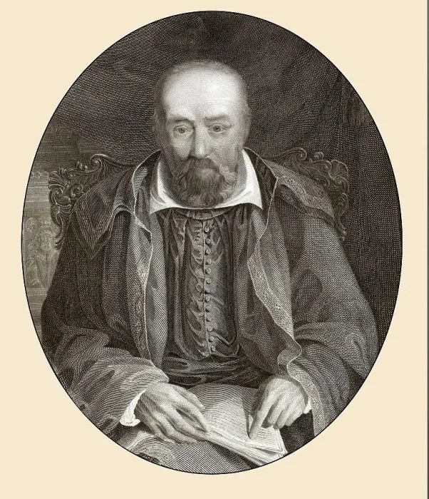 Framed Print : George Buchanan, 1506-1582, schottischer Historiker und humanistischer Gelehrter