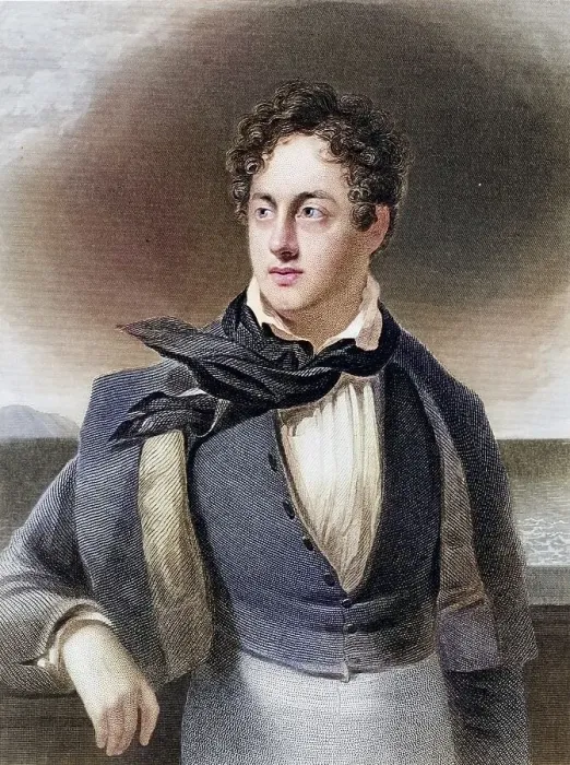 Framed Print : George Gordon, Lord Byron (1788-1824)