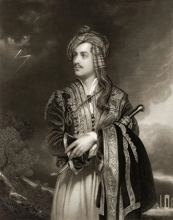 Framed Print : George Gordon Noel Byron, 6th Baron Byron of Rochdale