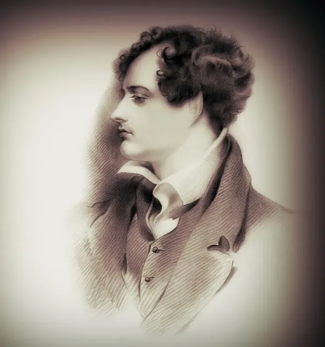 Framed Print : George Gordon Noel Byron, 6th Baron Byron of Rochdale