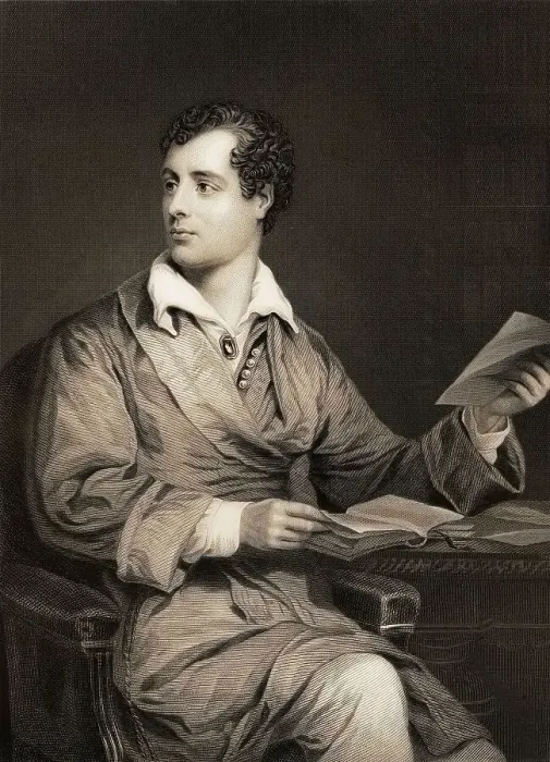 Framed Print : George Gordon Noel Byron, 6th Baron Byron of Rochdale
