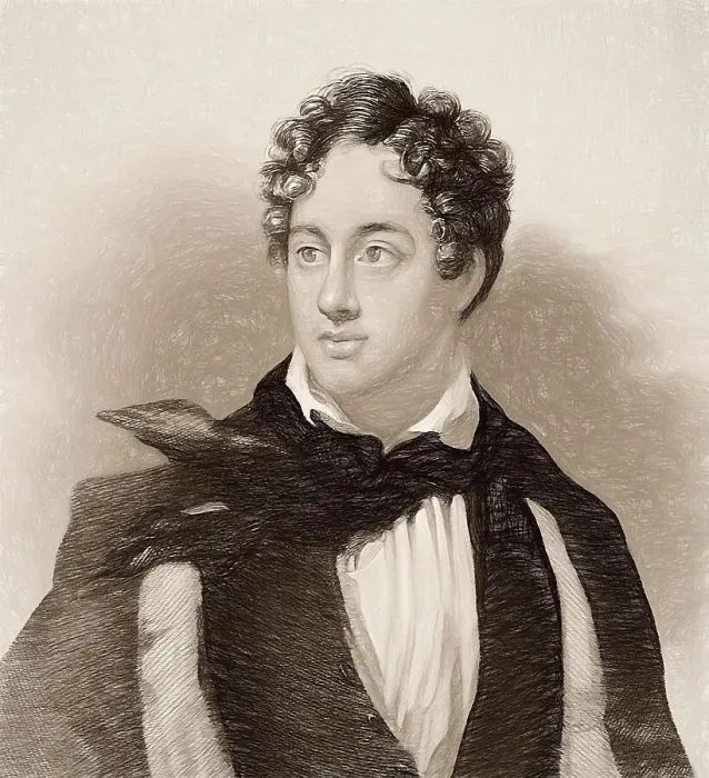 Framed Print : George Gordon Noel Byron, 6th Baron Byron of Rochdale