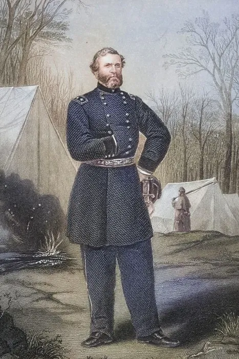Framed Print : George Henry Thomas (born 31 July 1816 in Newsoms)