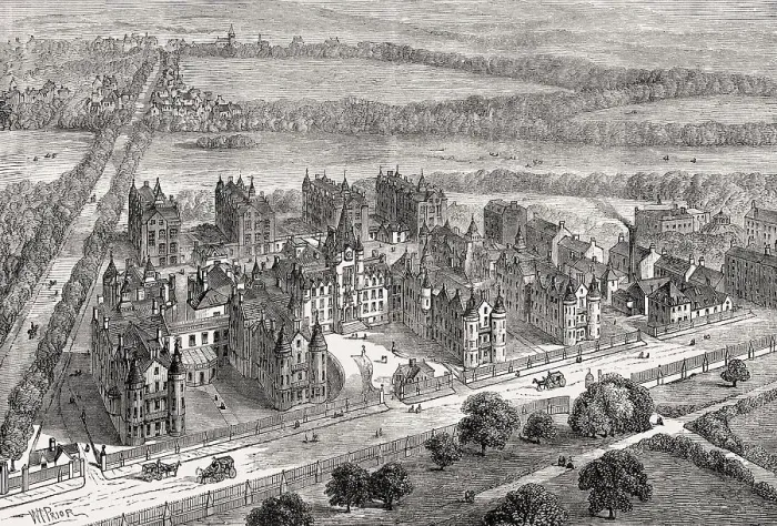 Framed Print : George Heriot's Hospital, Edinburgh