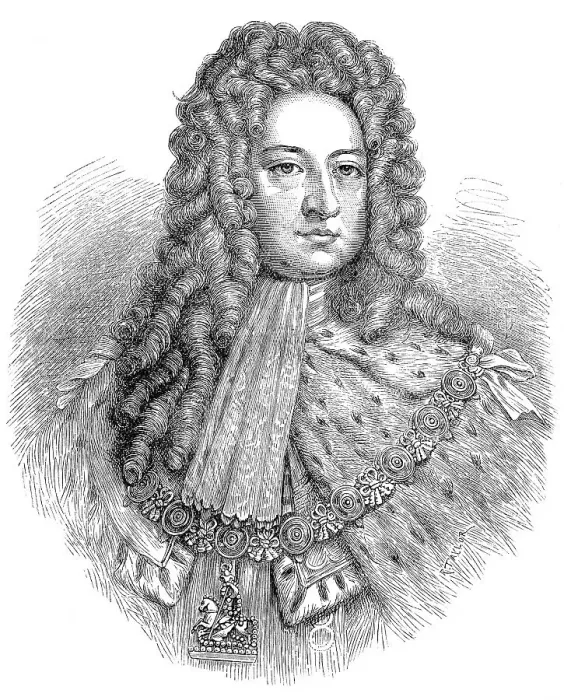 Framed Print : George I, George Louis, 1660 - 1727