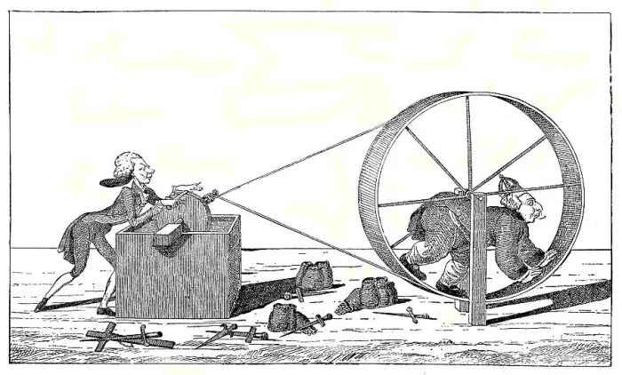 Framed Print : George III drives the dagger sharpening of Pitt