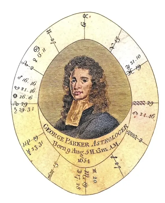 Framed Print : George Parker (1651-1743) English almanac maker Framed Print : George Parker (1651-1743) English almanac maker