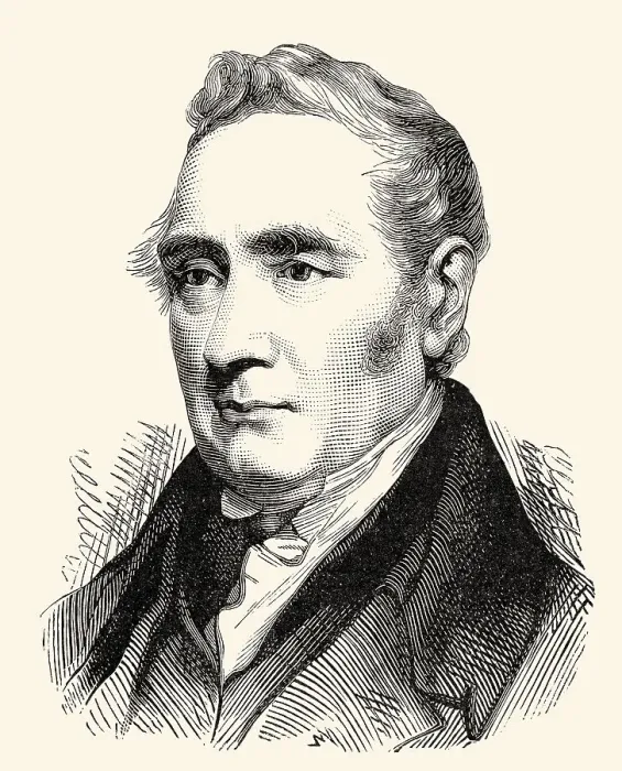 Framed Print : George Stephenson, 1781-1848, an English engineer and founder of the railroad industry Framed Print : George Stephenson, 1781-1848, an English engineer and founder of the railroad industry