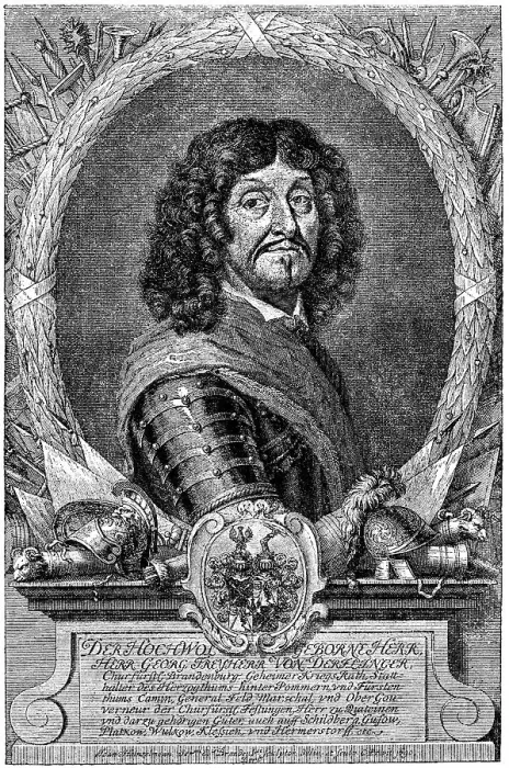 Framed Print : George von Derfflinger, 1606 - 1695