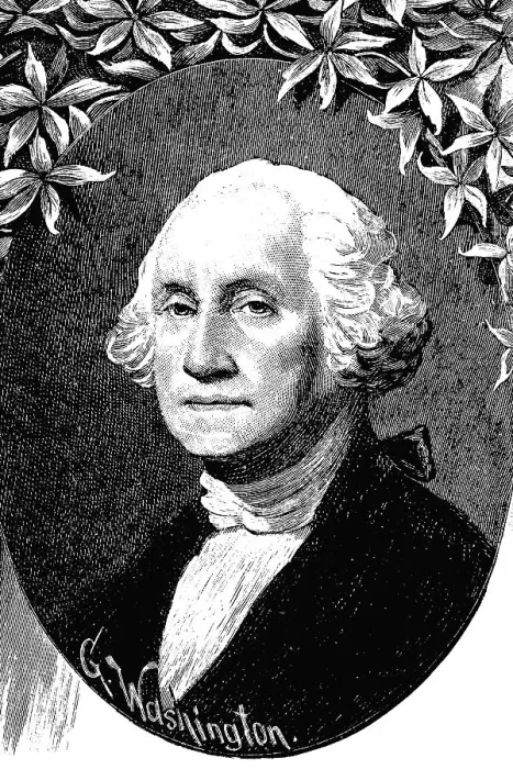 Framed Print : George Washington, 1732 - 1799