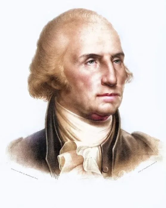 Framed Print : George Washington 1732, 1799 First President of the United States of America
