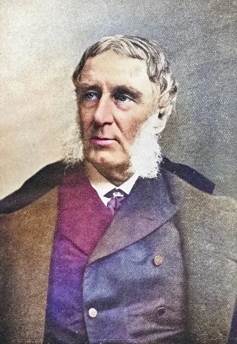 Framed Print : George William Curtis, 1824-92
