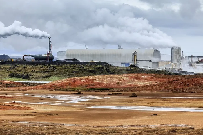 Framed Print : Geothermal Power Plant, Iceland