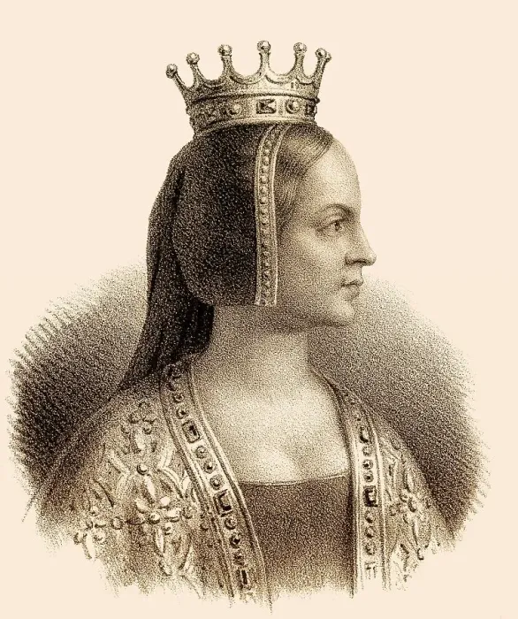 Framed Print : Gerberga of Saxony, Gerberga of France