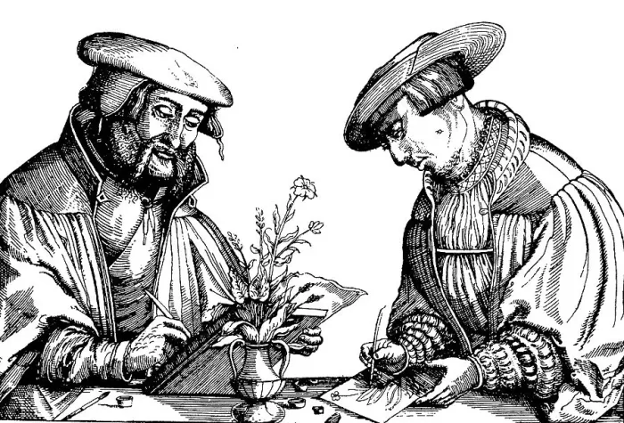 Framed Print : German Bourgeois Costume, 1540