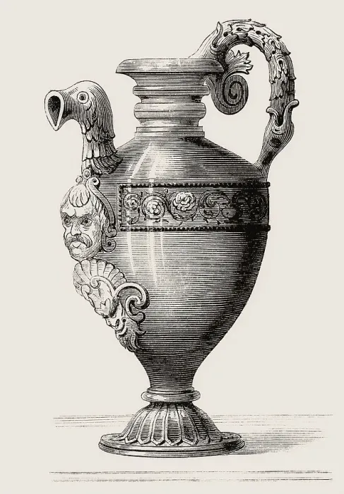 Framed Print : German coffee pot, Faience, 16th century Framed Print : German coffee pot, Faience, 16th century