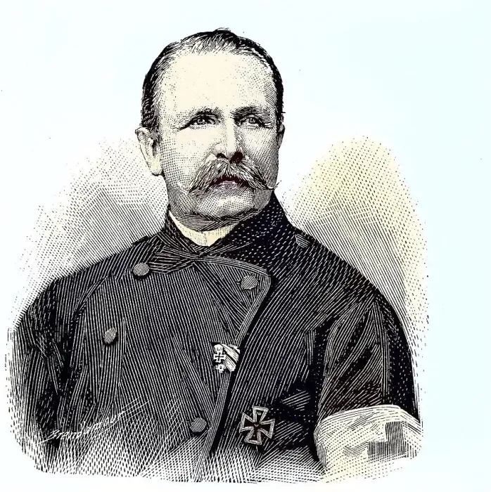 Framed Print : German military in the Franco-Prussian War 1870