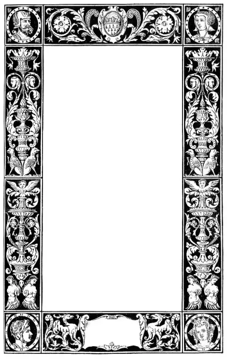 Framed Print : German Renaissance style, historical illustration from the 19th Century