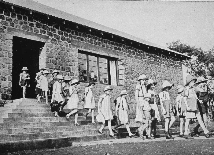 Framed Print : German School on Kilimanjaro, German East Framed Print : German School on Kilimanjaro, German East