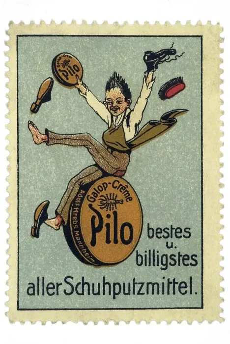 Framed Print : German trading stamp, Galop-Creme Pilo bestes u Framed Print : German trading stamp, Galop-Creme Pilo bestes u