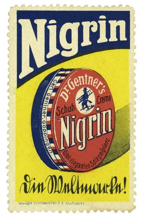 Framed Print : German trading stamp, Nigrin, Dr Framed Print : German trading stamp, Nigrin, Dr