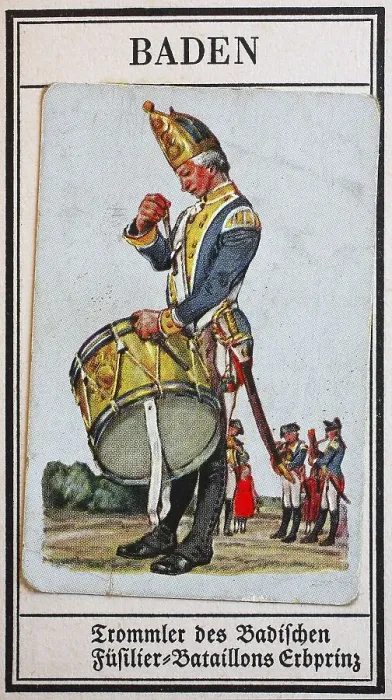 Framed Print : German Uniforms of the 19th century