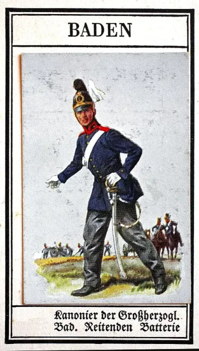 Framed Print : German uniforms of the 19th century Framed Print : German uniforms of the 19th century