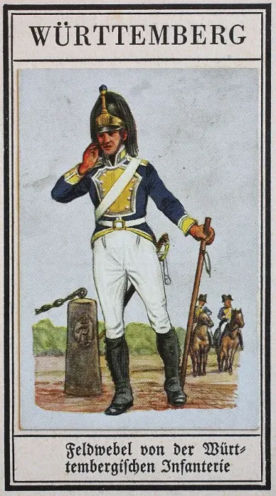 Framed Print : German Uniforms of the 19th century