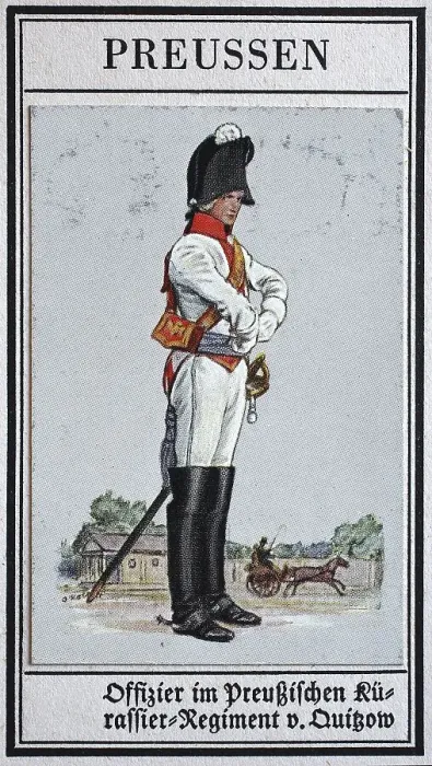 Framed Print : German Uniforms of the 19th century