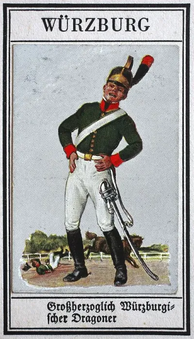 Framed Print : German Uniforms of the 19th century Framed Print : German Uniforms of the 19th century