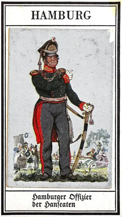 Framed Print : German Uniforms of the 19th century Framed Print : German Uniforms of the 19th century