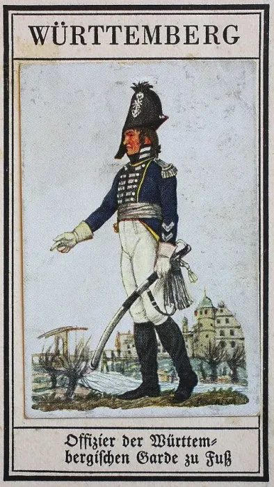 Framed Print : German Uniforms of the 19th century