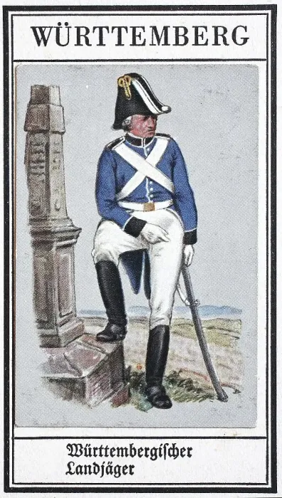 Framed Print : German uniforms of the 19th century
