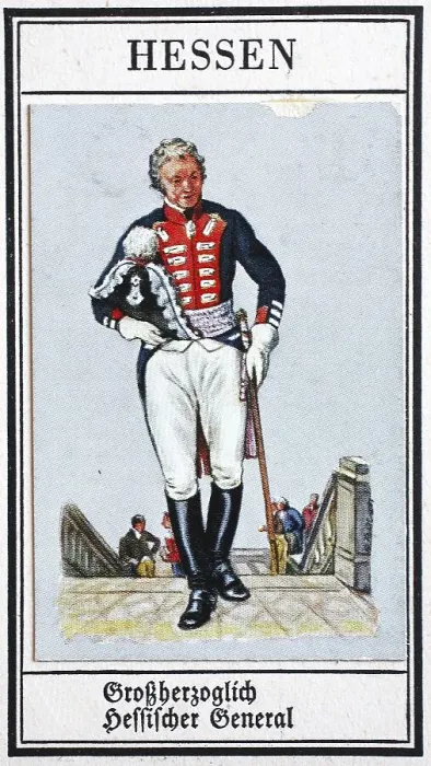 Framed Print : German uniforms of the 19th century