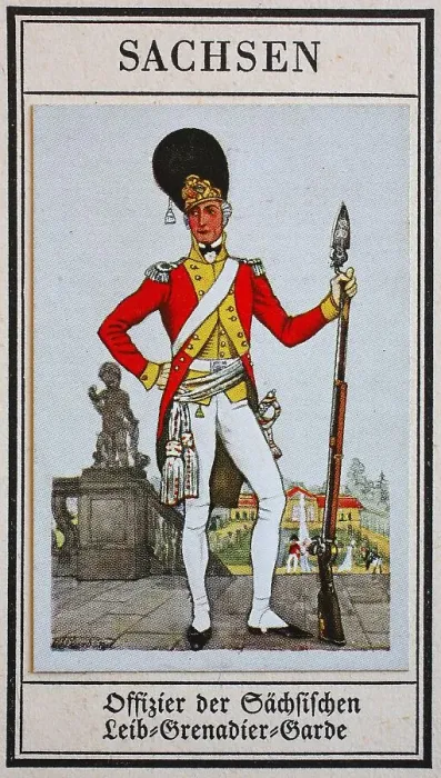 Framed Print : German Uniforms of the 19th century