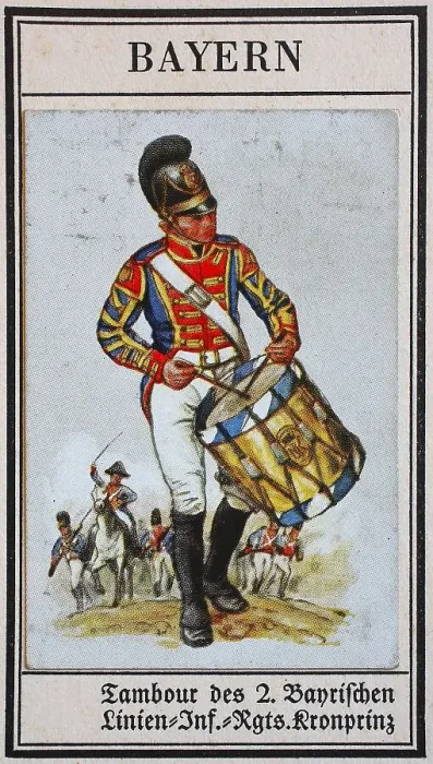 Framed Print : German Uniforms of the 19th century