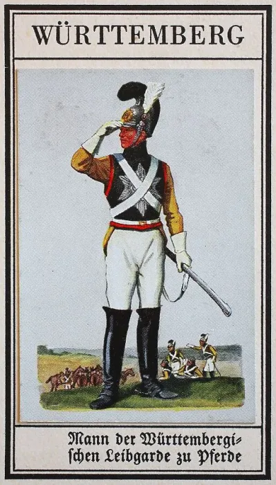 Framed Print : German Uniforms of the 19th century