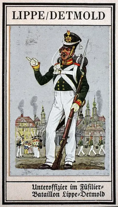 Framed Print : German Uniforms of the 19th century Framed Print : German Uniforms of the 19th century