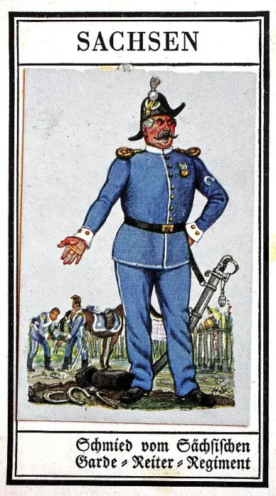 Framed Print : German Uniforms of the 19th century Framed Print : German Uniforms of the 19th century