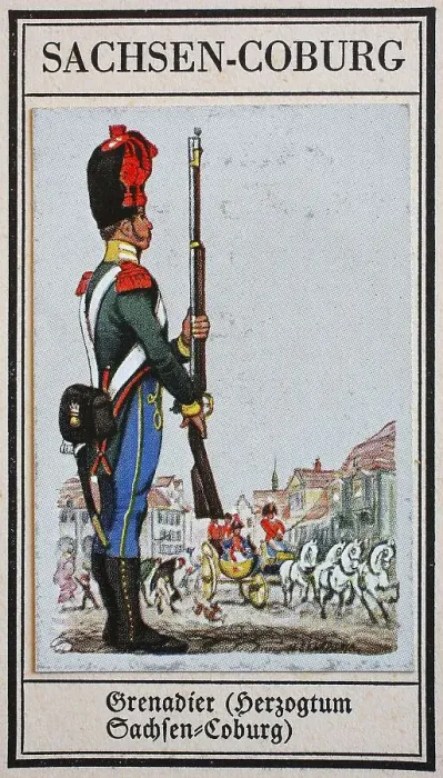 Framed Print : German Uniforms of the 19th century Framed Print : German Uniforms of the 19th century