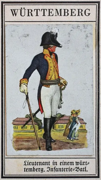 Framed Print : German Uniforms of the 19th century