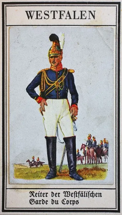 Framed Print : German Uniforms of the 19th century