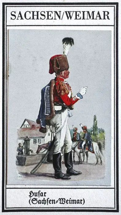 Framed Print : German Uniforms of the 19th century